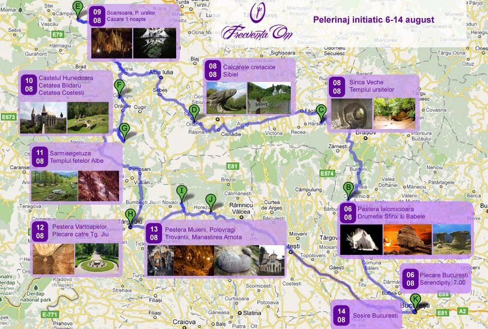 Pelerinaj: Sfinxul si energiile Kogayonului/Preotia lui Zamolxe (6-14 august 2011)